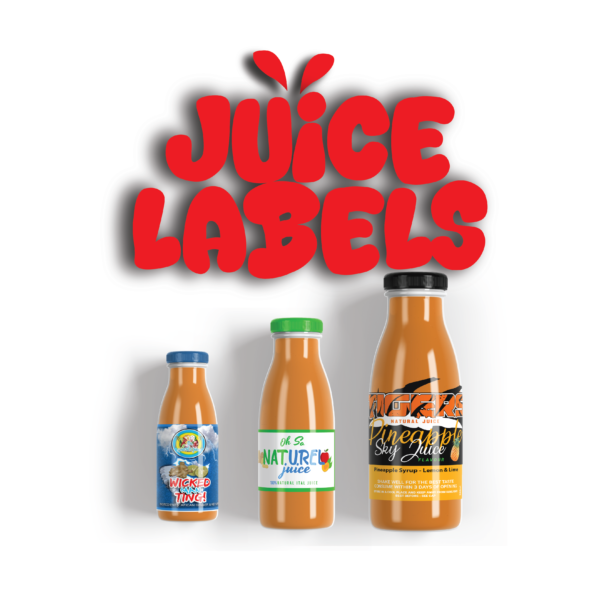 Juice Labels - Half Wrap