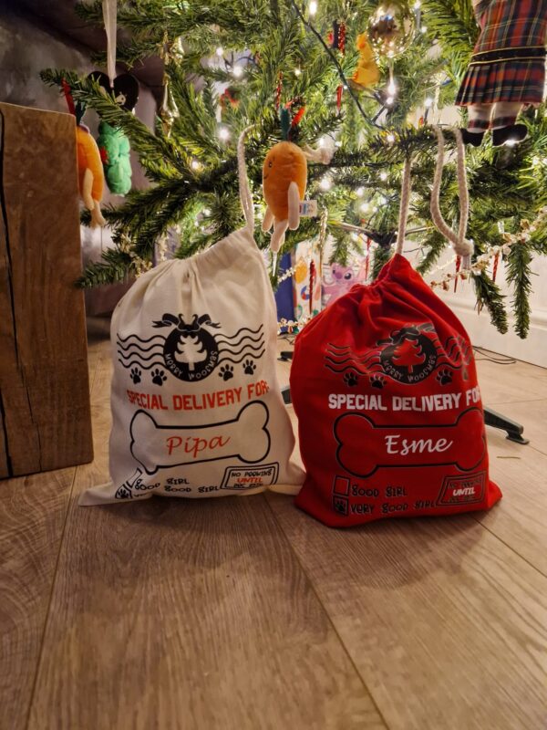 Personalised Santa Sack for Pets – Christmas Gift for Dogs & Puppies