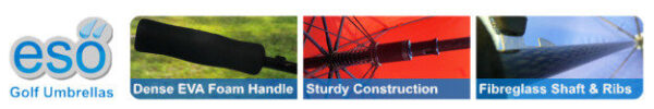 Personalised Golf Umbrellas – Custom Printed, 130cm, Auto-Open - Image 2
