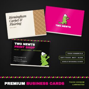 Premium Business Cards – 450gsm